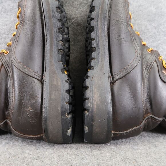 Danner Mens 8 Work Boots Hawk Nubuck Leather USA Waterproof Lace Up Handcrafted - Picture 14 of 16